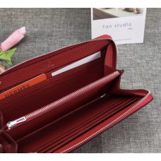  Жіночий брендовий шкіряний гаманець H (506) red