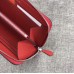 Женский брендовый кожаный кошелек H (506) red