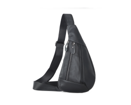 Мужская кожаная бананка на грудь, сумка, барсетка, слинг Leather Collection (5069)