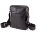 Вместительная мужская сумка Marco Coverna (5077) кожаная черная