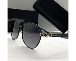 Солнцезащитные мужские очки Chrome Hearts 5078-1 black