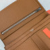 Жіночий коричневий шкіряний гаманець Hermes (H-5123) Lux
