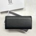 Женский брендовый кожаный кошелек Givenchy (524) black