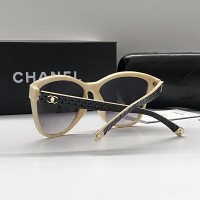 Cолнцезащитные женские очки Ch (5330) beige