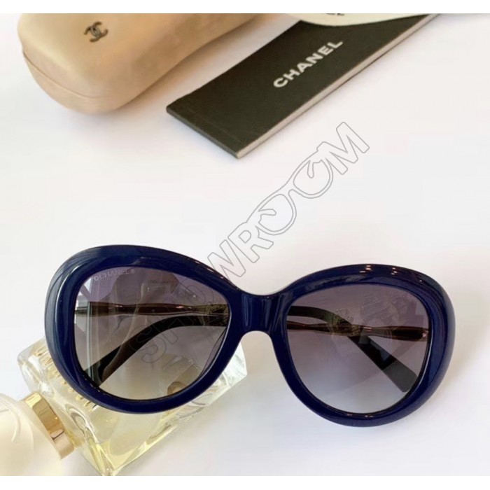 Cолнцезащитные женские очки Ch (5429) blue Lux