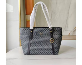 Женская вместительная сумка Michael Kors (55007) grey Lux