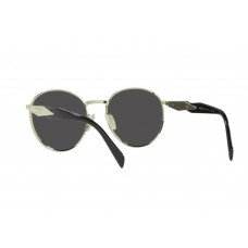 Круглые женские солнцезащитные очки PR (56ZS) silver Lux