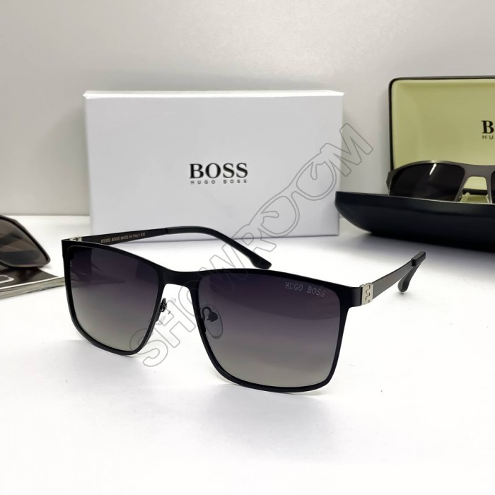 Мужские брендовые очки с поляризацией (6009) black