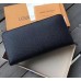 Женский кошелек Louis Vuitton (60017) black Lux