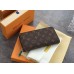 Женский кошелек Louis Vuitton (60017) dark brown