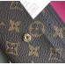 Женский кожаный кошелек Louis Vuitton (60136) crimson
