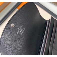  Жіночий модний шкіряний гаманець (60145) black Lux