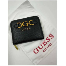 Небольшой женский черный кошелек Guess (6051-1) 