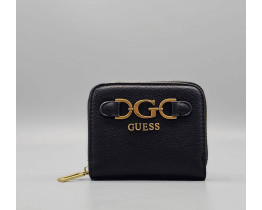 Невеликий жіночий чорний гаманець Guess (6051-1) 