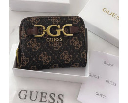 Невеликий жіночий гаманець Guess (6051-1) коричневий