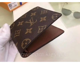 Чоловічий гаманець LV (60895-2) Lux подарункова упаковка