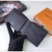 Чоловічий гаманець LV (60895-1) Lux подарункова упаковка