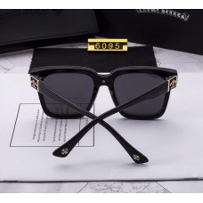 Cолнцезащитные женские очки Chrome Hearts (6095) black