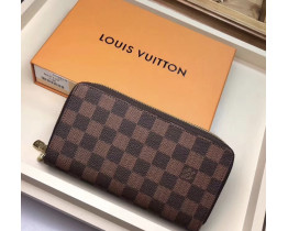 Мужской кошелек на молнии (61723) Lux brown