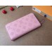 Женский кожаный кошелек LV (61867) pink