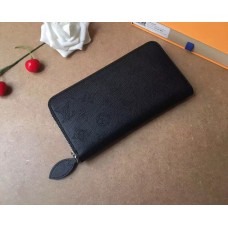Женский кожаный кошелек LV (61867) black