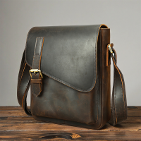 Чоловіча шкіряна барсетка з клапаном Wild Leather (6228) 