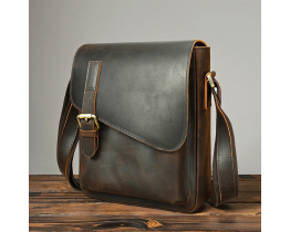 Кожаная мужская барсетка з клапаном Wild  Leather (6228) 