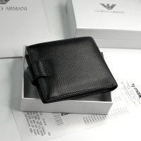 Шкіряний чоловічий затискач для грошей на кнопці GA (6603) leather