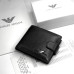 Шкіряний чоловічий затискач для грошей на кнопці GA (6603) leather