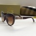 Женские брендовые солнцезащитные очки (66032) brown 