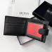 Чоловічий брендовий шкіряний гаманець на кнопці Boss (6608)