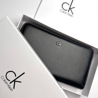 Шкіряний чоловічий гаманець клатч на блискавці Ск (6613)