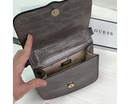 Женская стильная сумка на плечо Guess (6701) серая