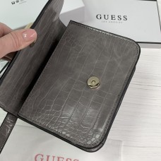 Женская стильная сумка на плечо Guess (6701) серая