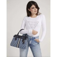 Женская брендовая сумка Guess (6702) blue