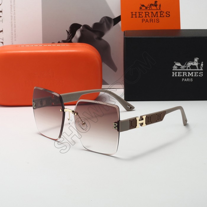 Жіночі брендові сонцезахисні окуляри H-6868 brown