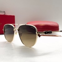 Мужские стильные солнцезащитные очки Cartier (690) brown