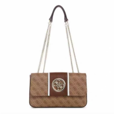 Женская сумка на плечо Guess (6930) коричневая