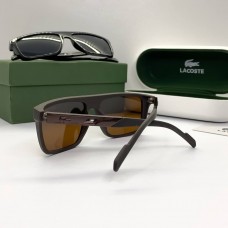 Солнцезащитные брендовые очки Lacoste (70210) коричневые