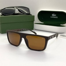 Сонцезахисні брендові окуляри Lacoste (70210) коричневі