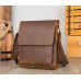 Шкіряна чоловіча сумка середніх розмірів Wild Leather (7433) brown