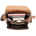 Шкіряна чоловіча сумка середніх розмірів Wild Leather (7433) brown