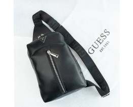  Чоловіча бананка на груди і на пояс (слінг) Guess (7517) black