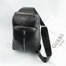 Мужская бананка на грудь и на пояс (слинг) Guess (7517) black