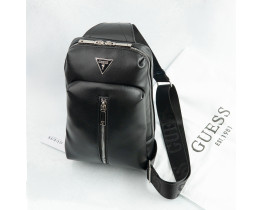  Чоловіча бананка на груди і на пояс (слінг) Guess (7517) black