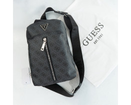 Мужская бананка на грудь и на пояс (слинг) Guess (7517) grey
