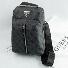 Мужская бананка на грудь и на пояс (слинг) Guess (7517) grey