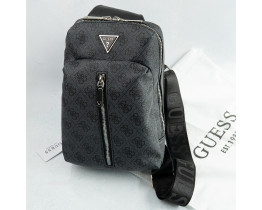Мужская бананка на грудь и на пояс (слинг) Guess (7517) grey