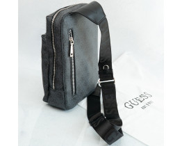 Мужская бананка на грудь и на пояс (слинг) Guess (7517) grey