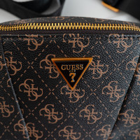 Жіноча сумка "бананка", слінг на груди і на пояс Guess (7518) brown